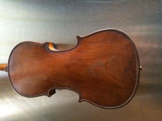 Violin antique made by European craftsman w/authenticated name and date 5