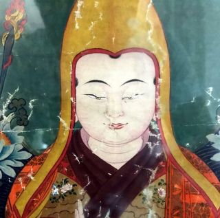Antique Framed Tibetan Thangka 2