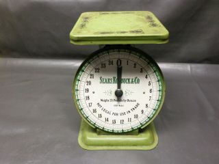 Sears Roebuck & Co.  Vintage 25 Lb.  Kitchen Scales