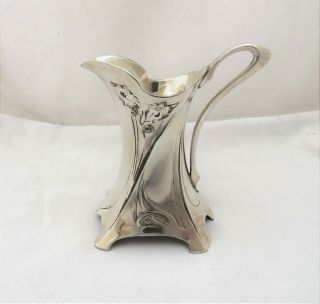 Wmf Art Nouveau / Secessionist Silver Plated Milk Jug