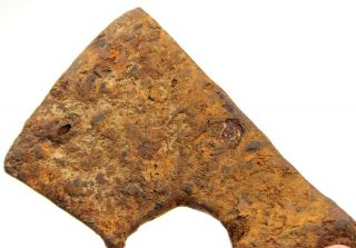 Ancient Rare Authentic Viking Kievan Rus Scythian Iron Battle Axe Chekan 7 - 9 AD 8