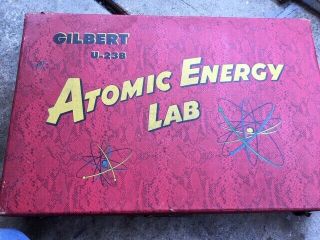 Rare Gilbert U - 238 Atomic Energy Lab Case