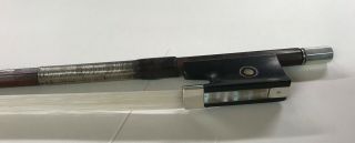 Antique Student Violin Bow originally with Nicholas Lupot L Luthier 6