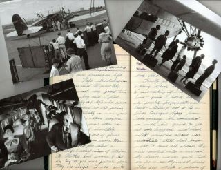 1939 Handwritten Trip Diary Seattle To Mexico City Alice Jones Ancient Pyramids
