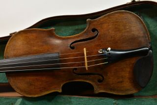 A fine old violin labeled Matteo Goffriller 1732,  sound. 4
