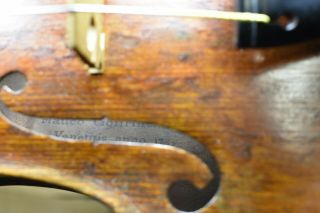 A fine old violin labeled Matteo Goffriller 1732,  sound. 9
