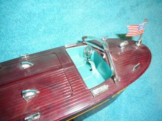 VINTAGE IDEALS MECHANICAL SPEED BOAT WITH AQUAPLANE RIDER 10