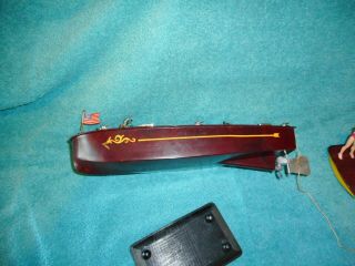 VINTAGE IDEALS MECHANICAL SPEED BOAT WITH AQUAPLANE RIDER 2