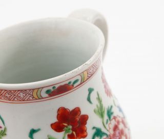 Antique Chinese Qianlong Porcelain Famille Rose Large Mug / Tankard 4
