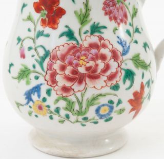 Antique Chinese Qianlong Porcelain Famille Rose Large Mug / Tankard 5