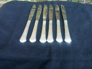 Towle Sterling 25 pc.  Chippendale pattern vintage flatware service for 6 No Mono 5