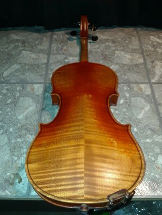 Antique Art Violin Stradivarius 1914 Model 9550 Schuster Needs Work See Descript 12
