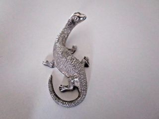 Scottish Provincial Silver Loch Ness Monster Miniature.  John Fraser Inverness.