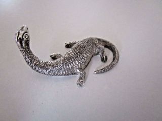 Scottish Provincial Silver Loch Ness Monster Miniature.  John Fraser Inverness. 3