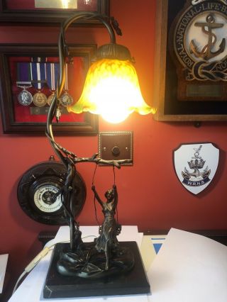 Fantastic Art Nouveau Table Lamp 8