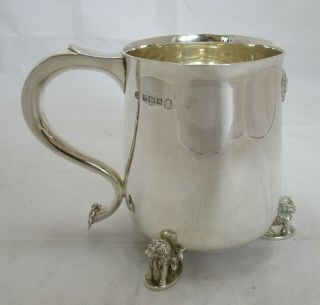 Fine Elizabeth Ii Sterling Silver Jubilee Pint Mug,  420 Grams,  1977