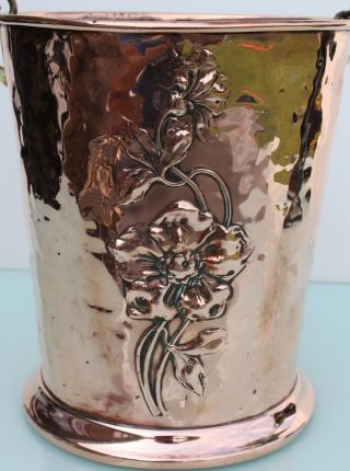 WMF Art Nouveau brass copper wine champagne cooler. 2