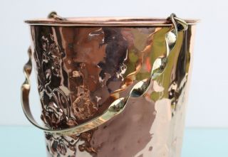 WMF Art Nouveau brass copper wine champagne cooler. 5