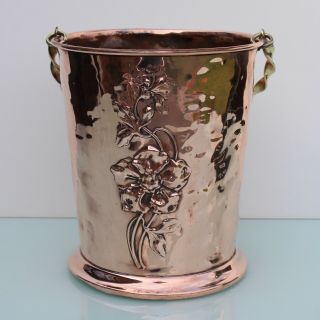 WMF Art Nouveau brass copper wine champagne cooler. 6