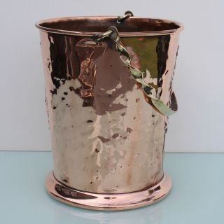 WMF Art Nouveau brass copper wine champagne cooler. 8