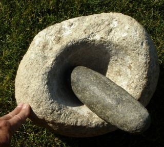 MORTAR & PESTLE,  57,  lbs; MASSIVE,  CATALINA ISLAND,  S.  CA (A RALPH GLIDDEN FIND) 9