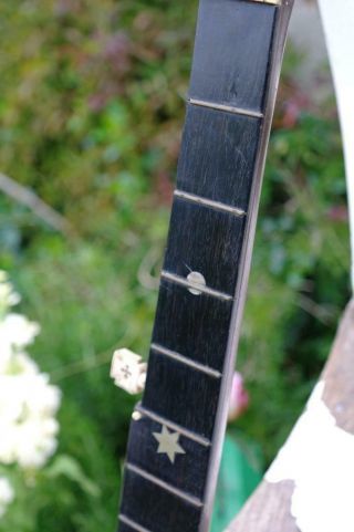 Antique 5 String Banjo Lyon & Healy? Bone & M.  O.  P c.  1910 VERY RARE Restoration 4