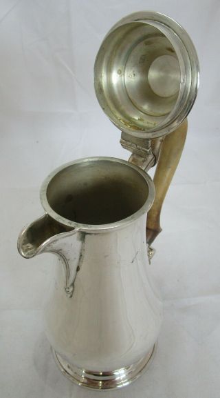 Good Quality Elizabeth II sterling silver water pot,  666 grams,  1966,  Vanders 4