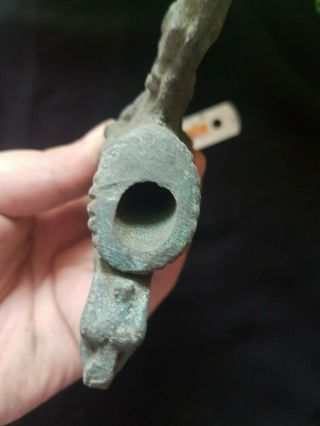 Excavated rare ancient unique old bronze Axe with deer bird and tiger animal ' s 2