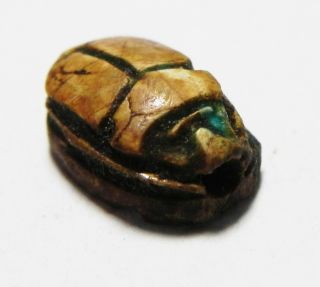 Zurqieh - As13364 - Ancient Egypt,  Kingdom.  Stone Scarab.  1400 B.  C