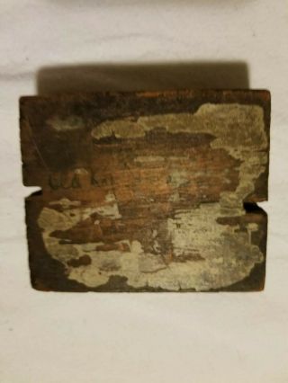 Vintage My Old Kentucky Home Copper Print Block Plate KY Bardstown Rare 4