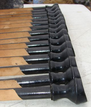 15 Stop Pulls Knobs Antique Hinners Pump Organ Parts Repair Repurpose Salvage 5