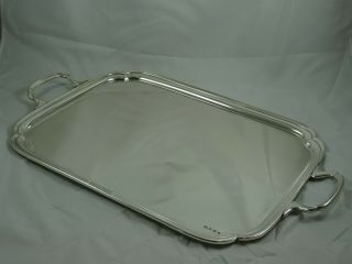 , Solid Silver Tray,  1936,  2082gm