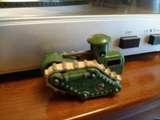 Kilgore Tank,  Late 1920 ' s,  cast iron toy w/ TRACKS 3