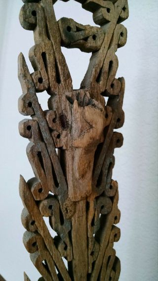 Old Guinea canoe prow element,  Geelvink Bay,  Indonesia ex Museum Loka Budaya 6