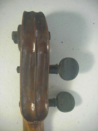 1920s GERMAN VIOLIN FINELY MADE with 1 PIECE MAPLE BACK 4