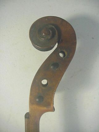 1920s GERMAN VIOLIN FINELY MADE with 1 PIECE MAPLE BACK 5