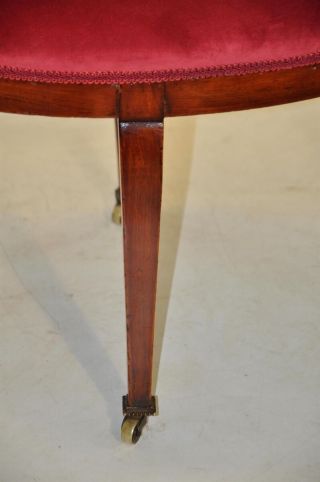 Antique Inlaid Sheraton Style Mahogany corner chair,  19th Century 11