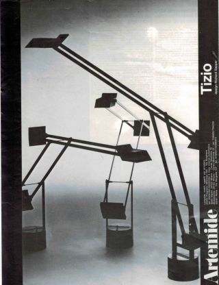 TIZIO Vintage Milano Artemide Desk Lamp R Sapper Design - Italy.  Price is for 1 7