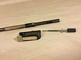 Heddon Violin Bow Made of Aluminum Michigan Gibson Fishing Reel Co Vtg 1940s 6