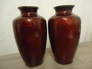 Japanese gim barri clossonie pidgeon blood vases 3