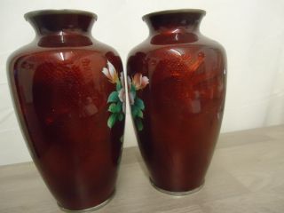 Japanese gim barri clossonie pidgeon blood vases 5