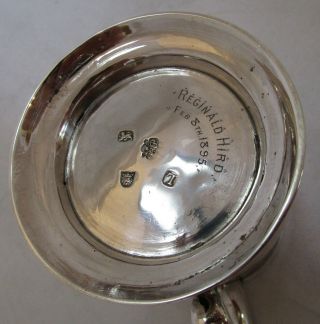Antique George I sterling silver mug,  277 grams,  Humphrey Payne,  1726 5