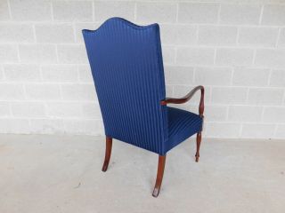 HICKORY CHAIR CO.  Sheraton Style Mahogany Frame Arm Chair 9