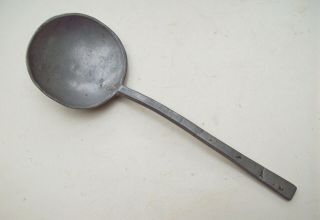 Stunning Pewter Spoon With Mark 1600 