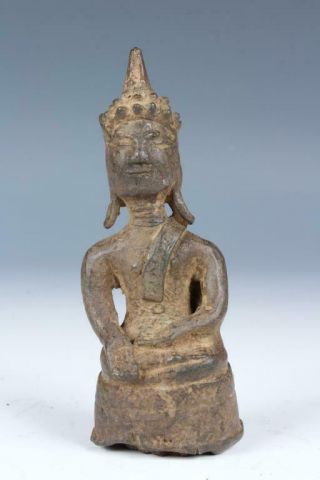 Antique Bronze Laos Buddha