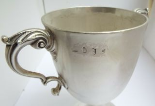 LARGE RARE HEAVY IRISH ANTIQUE DUBLIN 1786 SOLID STERLING SILVER TROPHY GOBLET 6