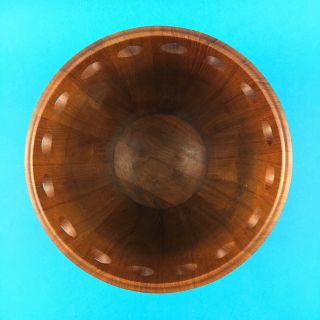 Dansk Jens Quistgaard IHQ Mid - Century Teak Fruit Bowl - Very RARE 4