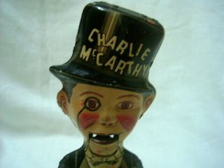 ANTIQUE / VINTAGE MARX CHARLIE McCARTHY 30 ' s TIN LITHO WINDUP TOY 5