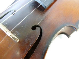 1920s Feine 4/4 Flame Hi Geige Violin Masakichi Suzuki No5 MIJ JAPAN Antique 10