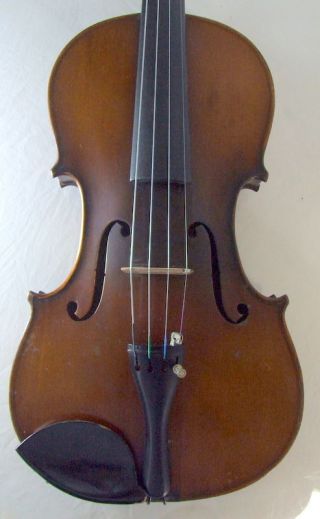 1920s Feine 4/4 Flame Hi Geige Violin Masakichi Suzuki No5 Mij Japan Antique
